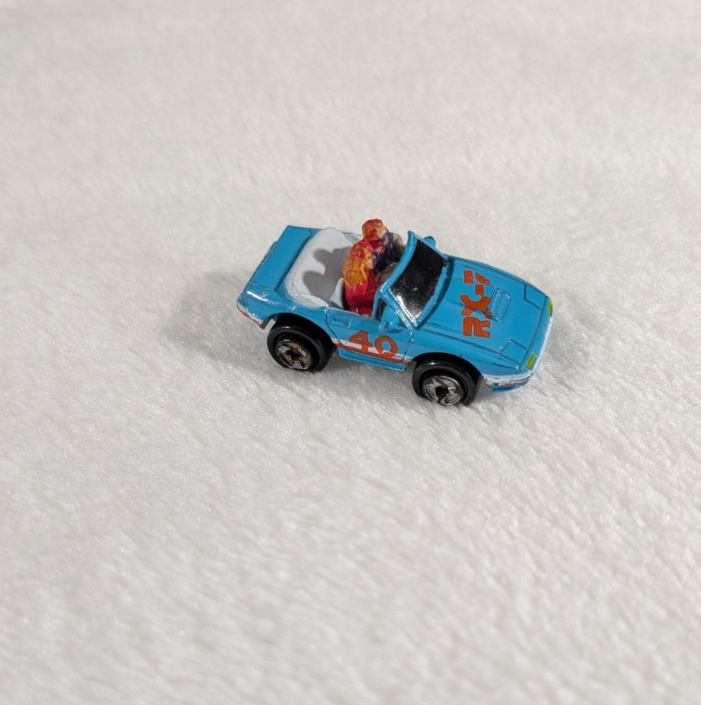 ❤️ Micro Machines Mazda RX-7 Convertible Miniature Toy Car